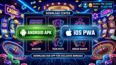 Main screen of lucky101 download page for PK players - 4